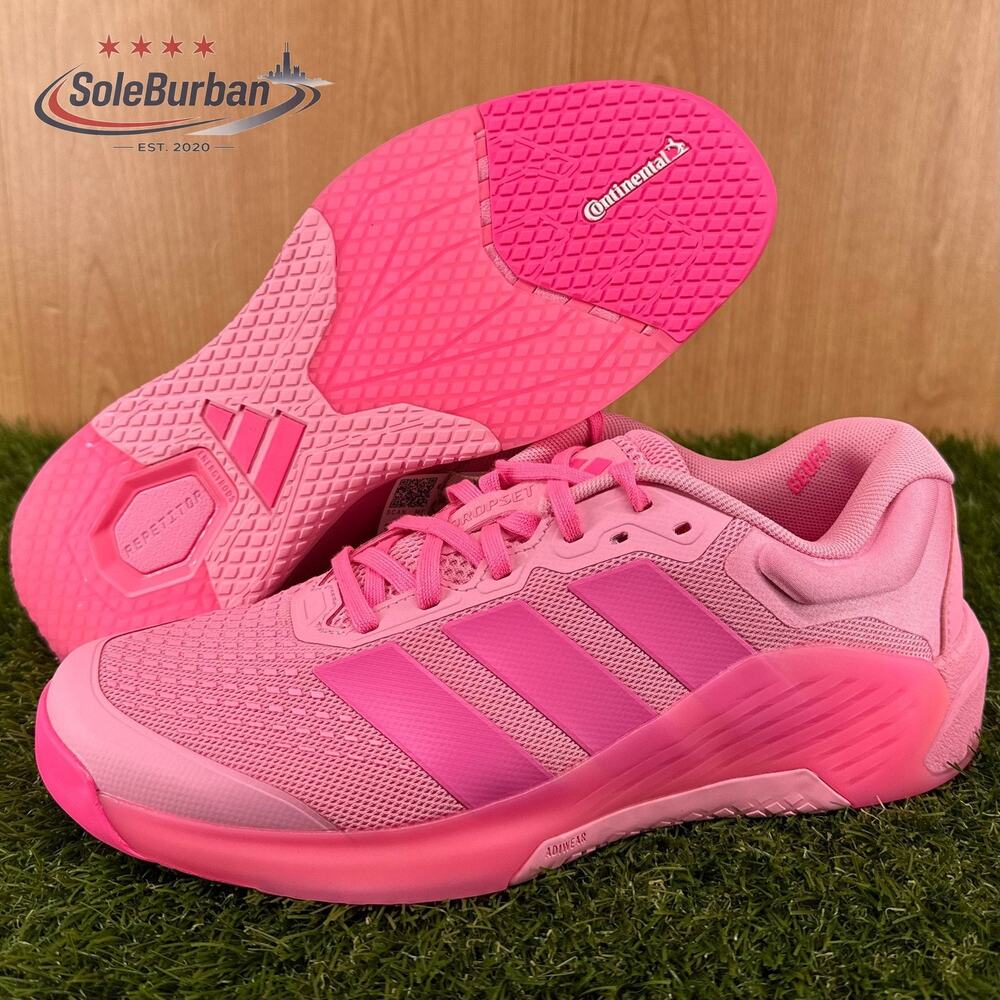 adidas Dropset 4 Power Trainer Pink JR4667 Womens Sz 9
